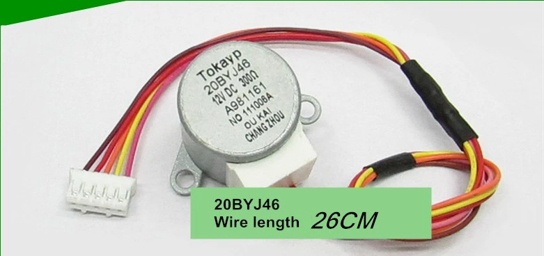 Лодочный мотор 20BYJ46 1P 1 5 P для кондиционера 12 В синхронный дрифт шаговый двигатель