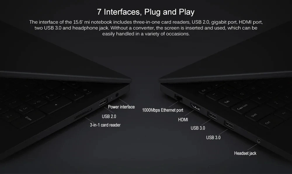Новое поступление Xiaomi mi ноутбук Ruby 15,6 дюймов FHD экран 8 ГБ ОЗУ Intel i5 8250U MX110 фронтальная камера HD mi Bluetooth двойной WiFi