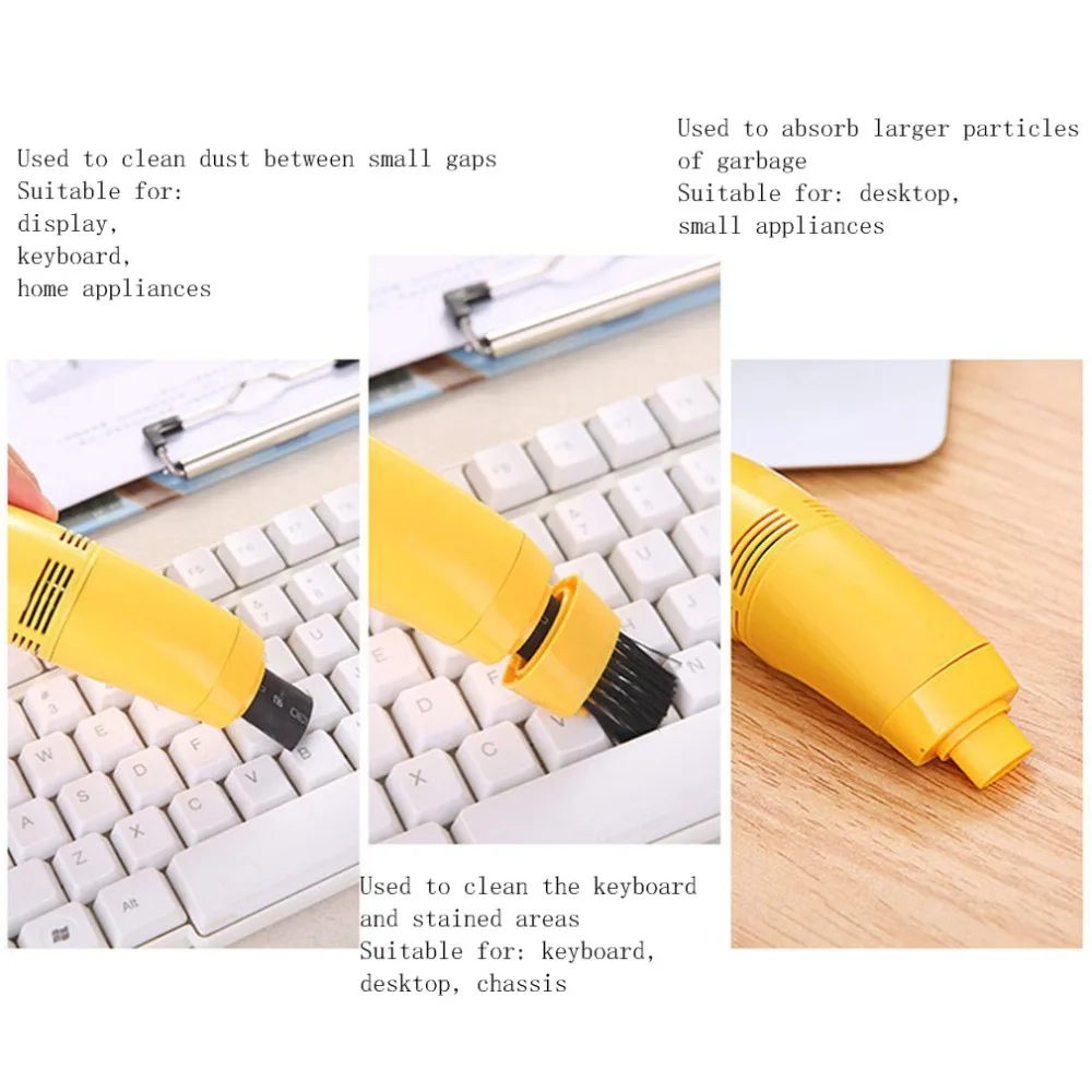 Мини клавиатура для компьютера Офисная компьютерная щетка очистки клавиатуры