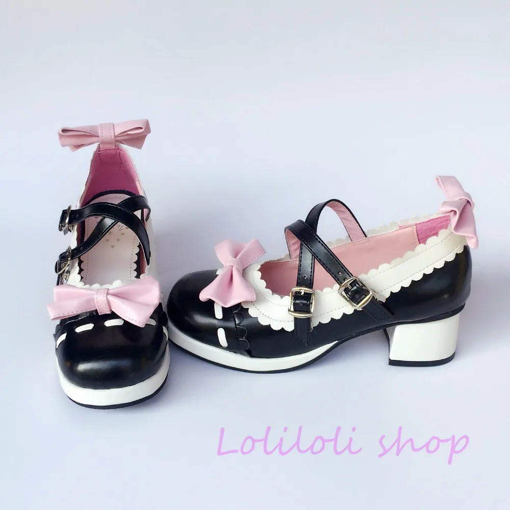 Милые туфли принцессы в стиле &quotЛолита&quot милые японском йо на высоком каблуке