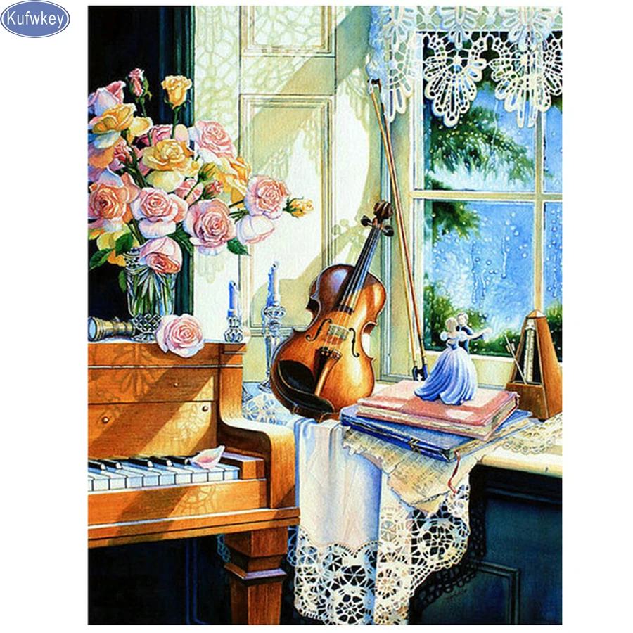 5D алмазная живопись сделай сам цветы квадратные стразы вышивка крестиком