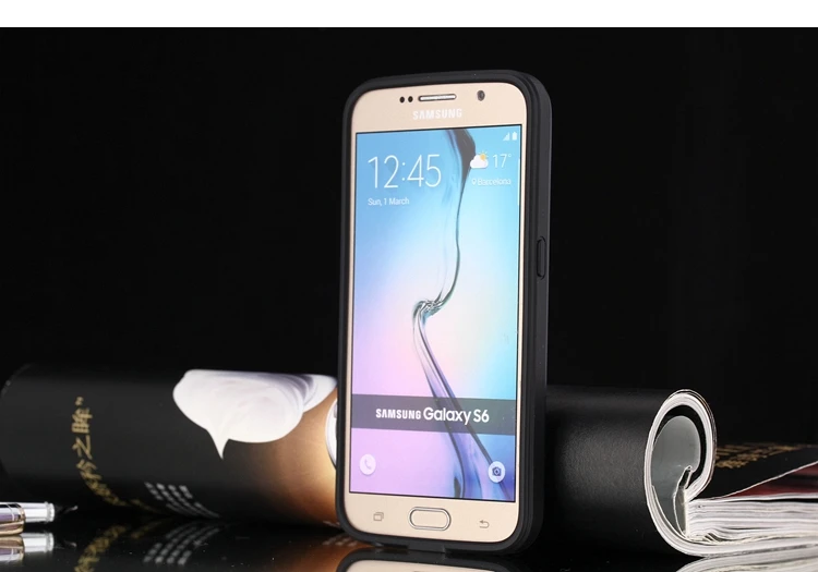 Для samsung Galaxy S6 S7 Edge S8 Plus Note 5 4 6 S 7 8 Plus X Гибридный армированный чехол с держателем карты полный защитный чехол для телефона оболочка