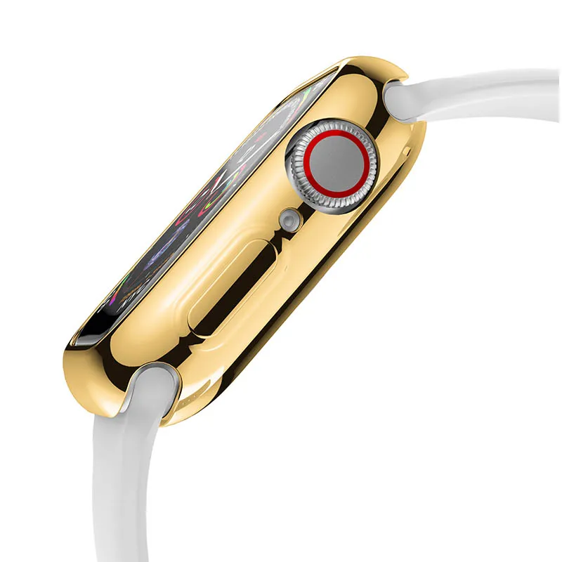 Для iwatch series 4 тонкий защитный чехол из ТПУ для Apple Watch band 40 мм 44 Ударопрочный Мягкий