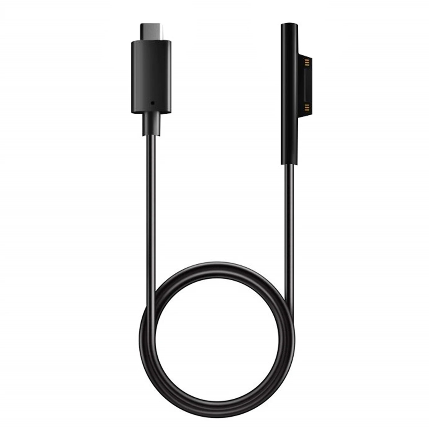 Besegad 1 5 м 15 в USB Type C кабель адаптера питания для Microsoft Surface Pro 6 4 3 черный|Чехлы