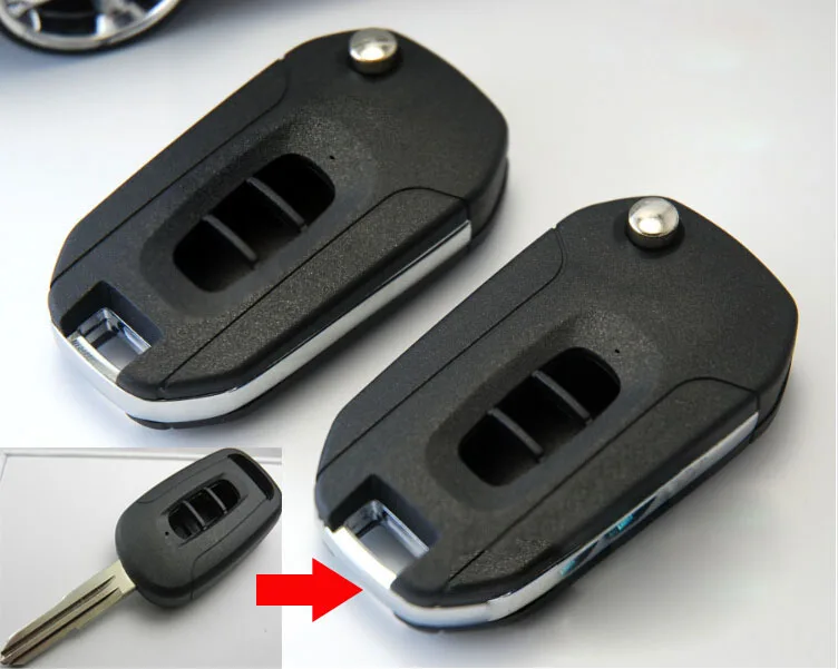 

5 PCS/lot For Chevrolet Captiva Modified Flip Folding Blank Remote Key Shell Case 3 Button Keyless Entry Fob Key Cover