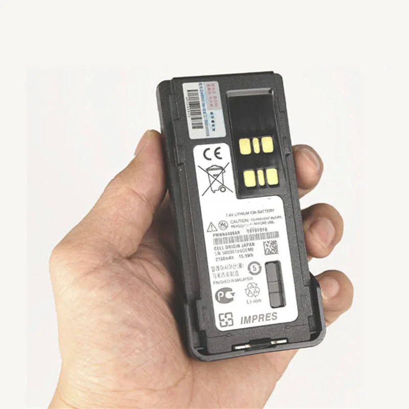 Универсальный импрессный литий ионный аккумулятор PMNN4409AR MOTOTRBO 2200 мАч для Motorola GP328D