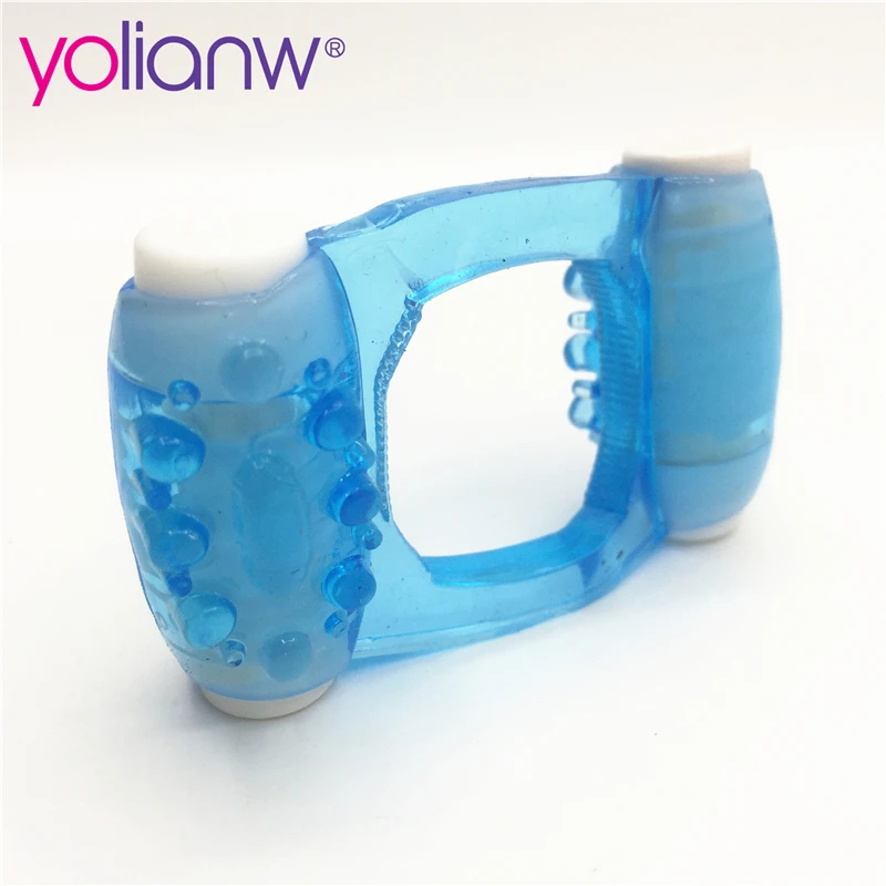 Двухсторонняя двигатели Вибрационный время сдерживающий эякуляцию-игрушка для