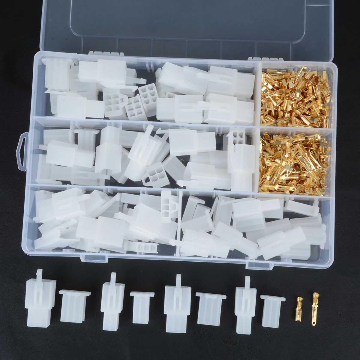 Автомобильный Электрический проводной кабельный разъем 40 комплектов терминал 2 8