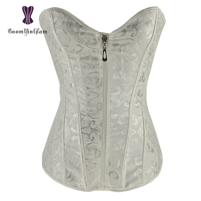 Женское нижнее белье на молнии Бюстье для похудения Корректирующее шнуровке