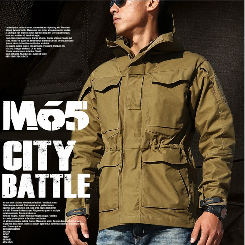 Новый M65 питон камуфляж тактический в стиле армии США Куртки мужские осень