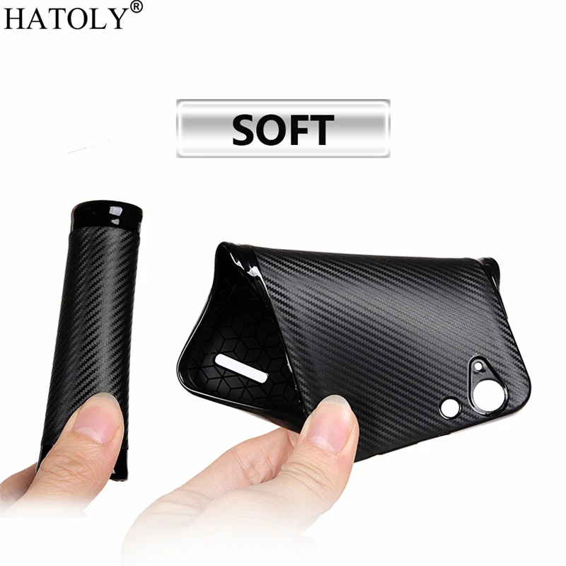 Чехол HATOLY для Lenovo Vibe K5 Plus A6020 Ультратонкий Мягкий ТПУ чехол из углеродного волокна