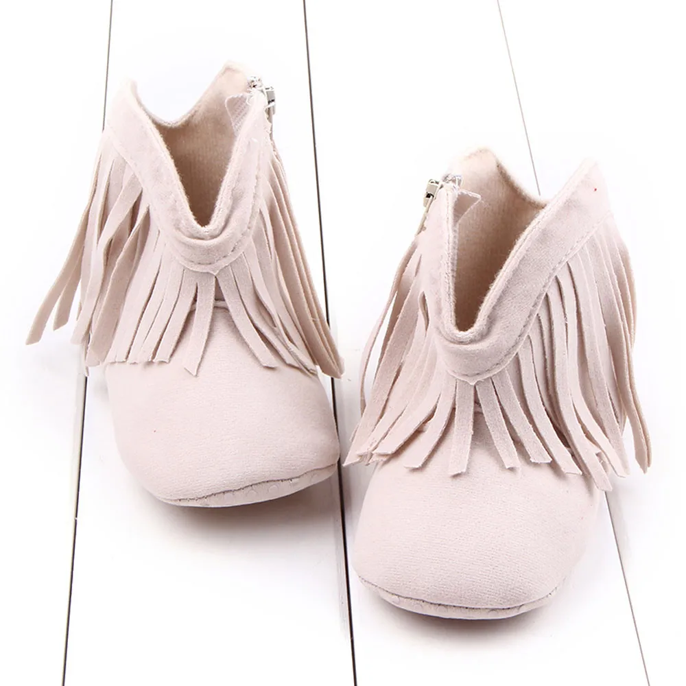 2018 детская обувь для новорожденных девочек и мальчиков однотонные ботинки с