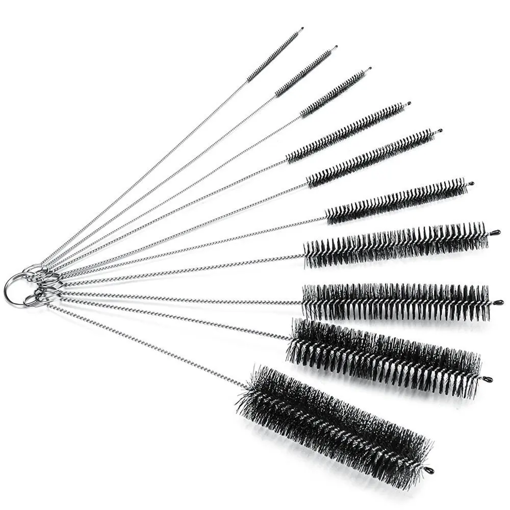 Bottle Brush Cleaning Brushes Cleaner for Narrow Neck Bottles Cups with Hook Set of 10 pcs | Мать и ребенок