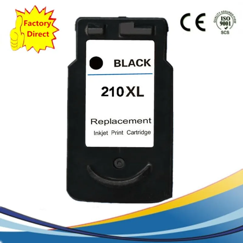 PG-210 XL PG-210XL PG 210 210XL PG210 PG210XL с черными чернилами картриджи многоразовых картриджей для Canon Pixma IP 2702 МП 240 480 330 250 270 - Цвет: 1BK