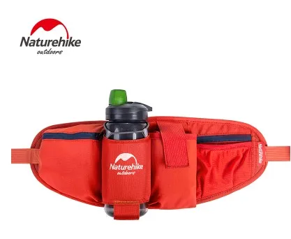 Naturehike унисекс поясная сумка для бутылки, скалолазания, пробежки, путешествия, рыбалки, велосипеда, на открытом воздухе, Пешие прогулки, много хранения, большая поясная сумка - Цвет: Красный цвет