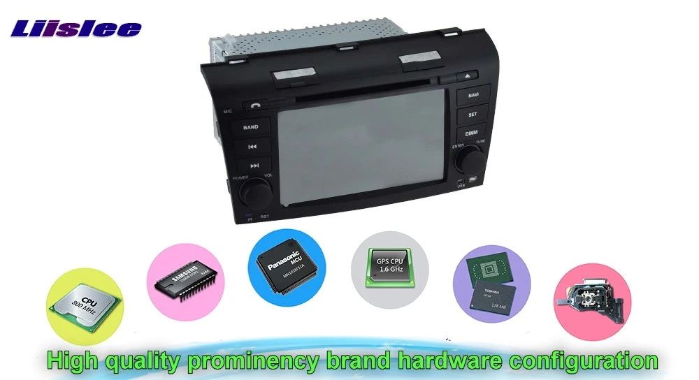 Liislee для Mazda 3 для Mazda 3 M3 Axela BK 2003~ 2009 Автомобильный мультимедийный телевизор DVD gps Радио Carplay стиль навигация Navi