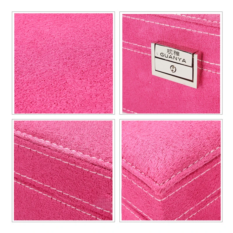 1 шт. большой емкости деревянный ювелирный органайзер для хранения макияжа