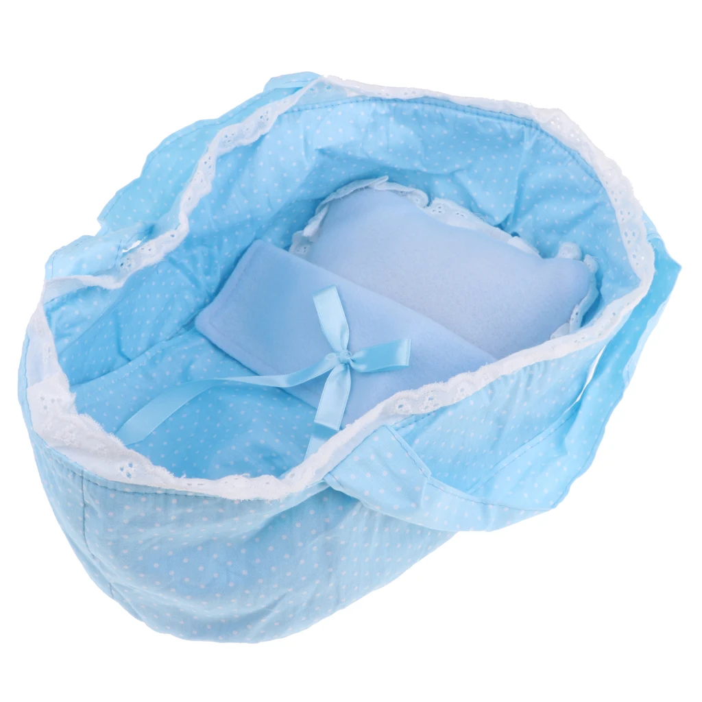 Sleeping Bag Set For 26-28cm Dolls Accessories Generation Doll Blue Dolls Sleepover Bag Accessory