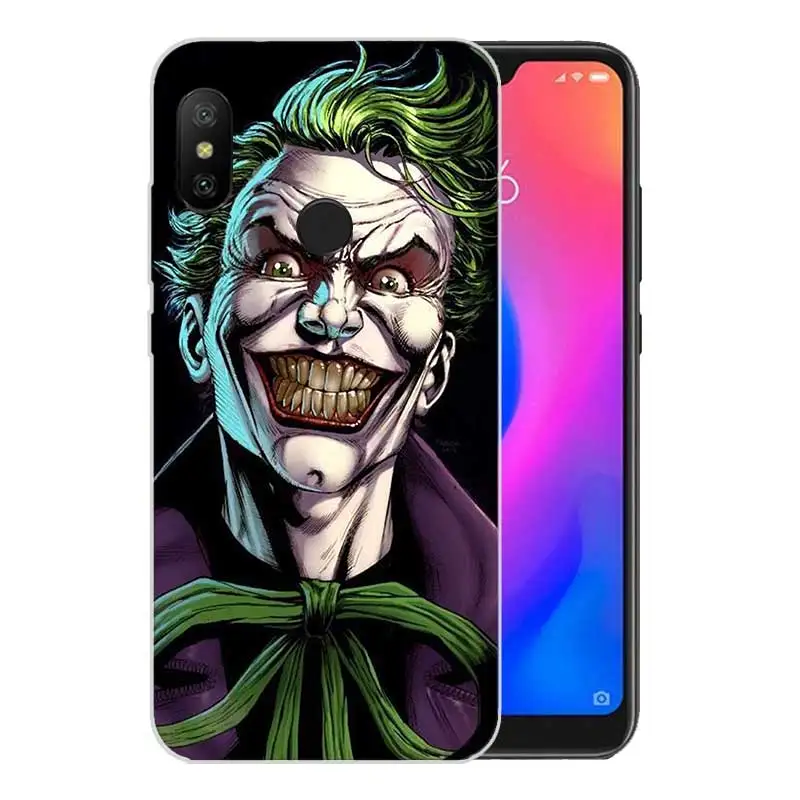 Силиконовый чехол с принтом для Xiaomi Xiomi Redmi Note 7 3 4 4A 4X 5 5A Plus 6 Pro 6A S2 сердцем Бэтмен