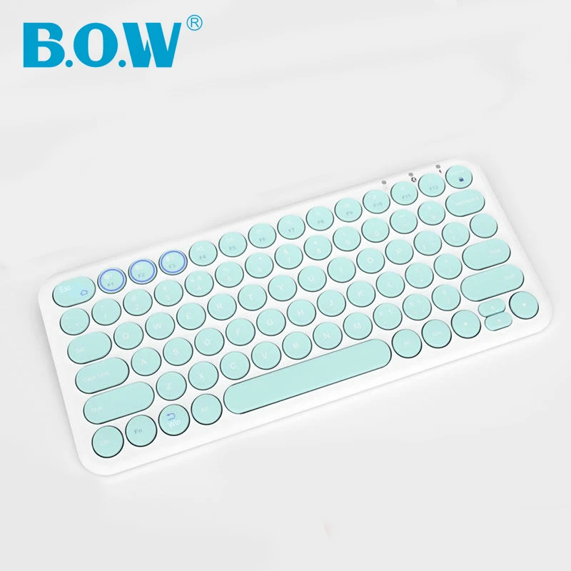 B.O.W маленькая клавиатура Bluetooth беспроводное подключение 78 круглых клавиш