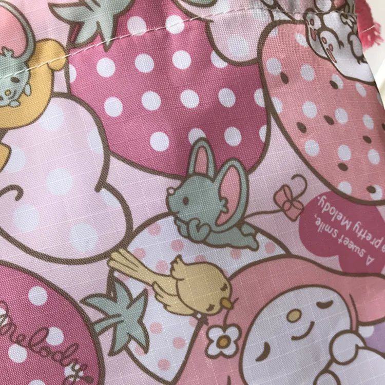 Мультяшный милый Sanrio My Melody Cinnamoroll холщовый мешок на шнурке подарок 21 см* 19 см
