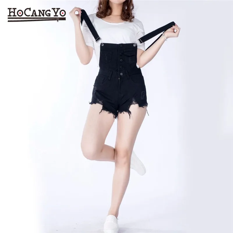 Женские комбинезоны из хлопка и джинсовой ткани HCYO повседневные Комбинезоны на