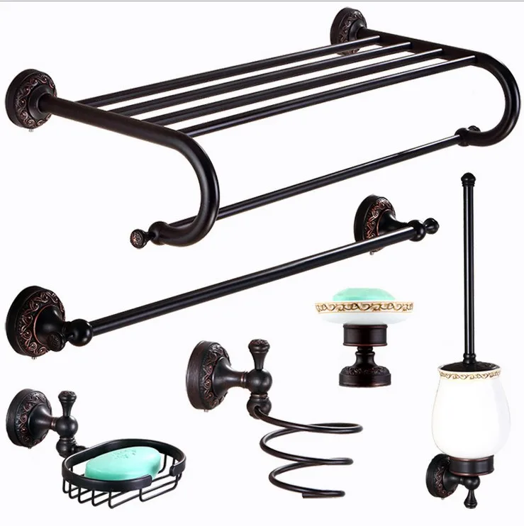 

Bath Hardware Sets Bathroom Shelves Paper Holders Toilet Brush Holders Towel Bars Racks Rings Hooks