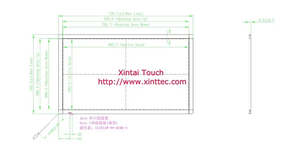 32 inch 10 touch points IR frame infrared panel Plug&ampPlay On Windows7/8/10 Support Android Linux MAC OS | Компьютеры и офис