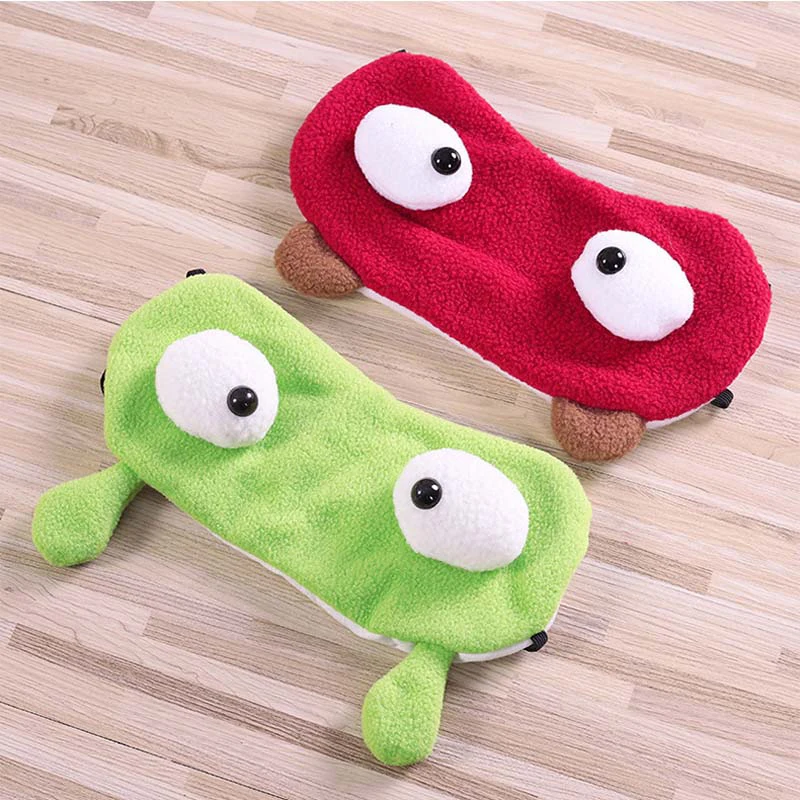 Красивая мультяшная маска лягушка для глаз высокое качество мягкая хлопковая