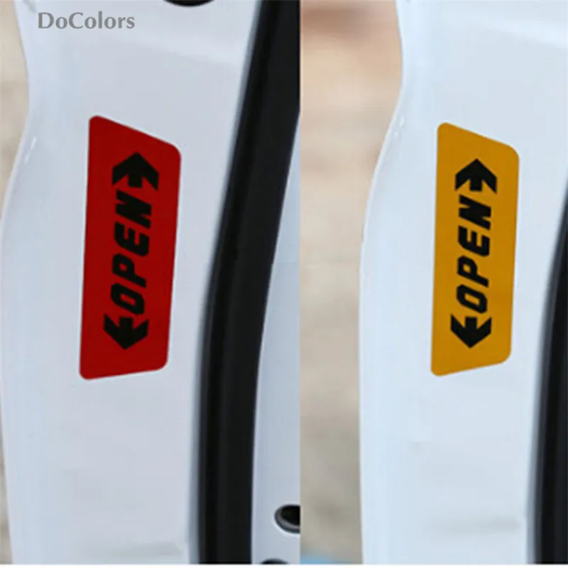 DoColors Автомобильная дверь открывающийся предупреждающий стикер чехол для DACIA Duster