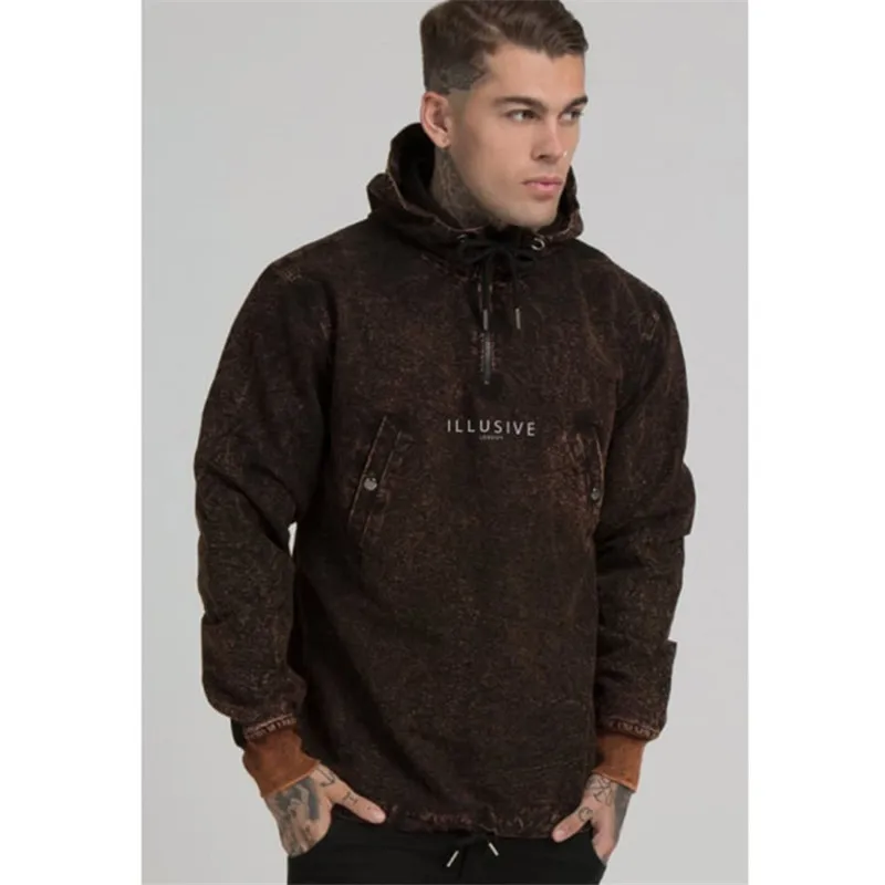 Для мужчин толстовки кофты Мужской Моды Повседневное куртка с капюшоном 2018 Новый