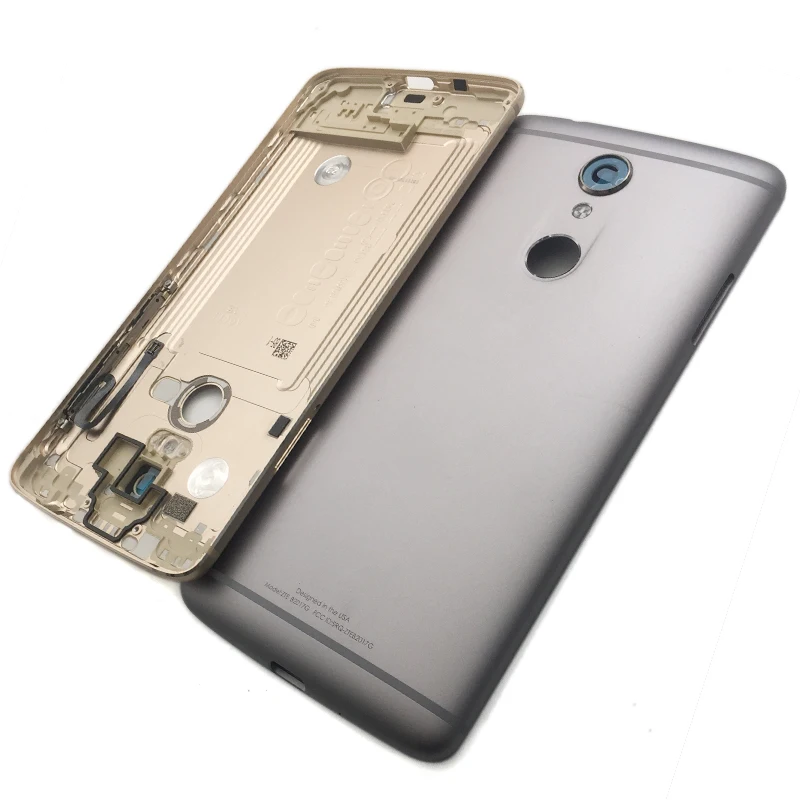 Задняя крышка батарейного отсека для Zte Axon 7 Mini Axon7 B2017G A7S B2017, Сменный Чехол с боковой кнопкой