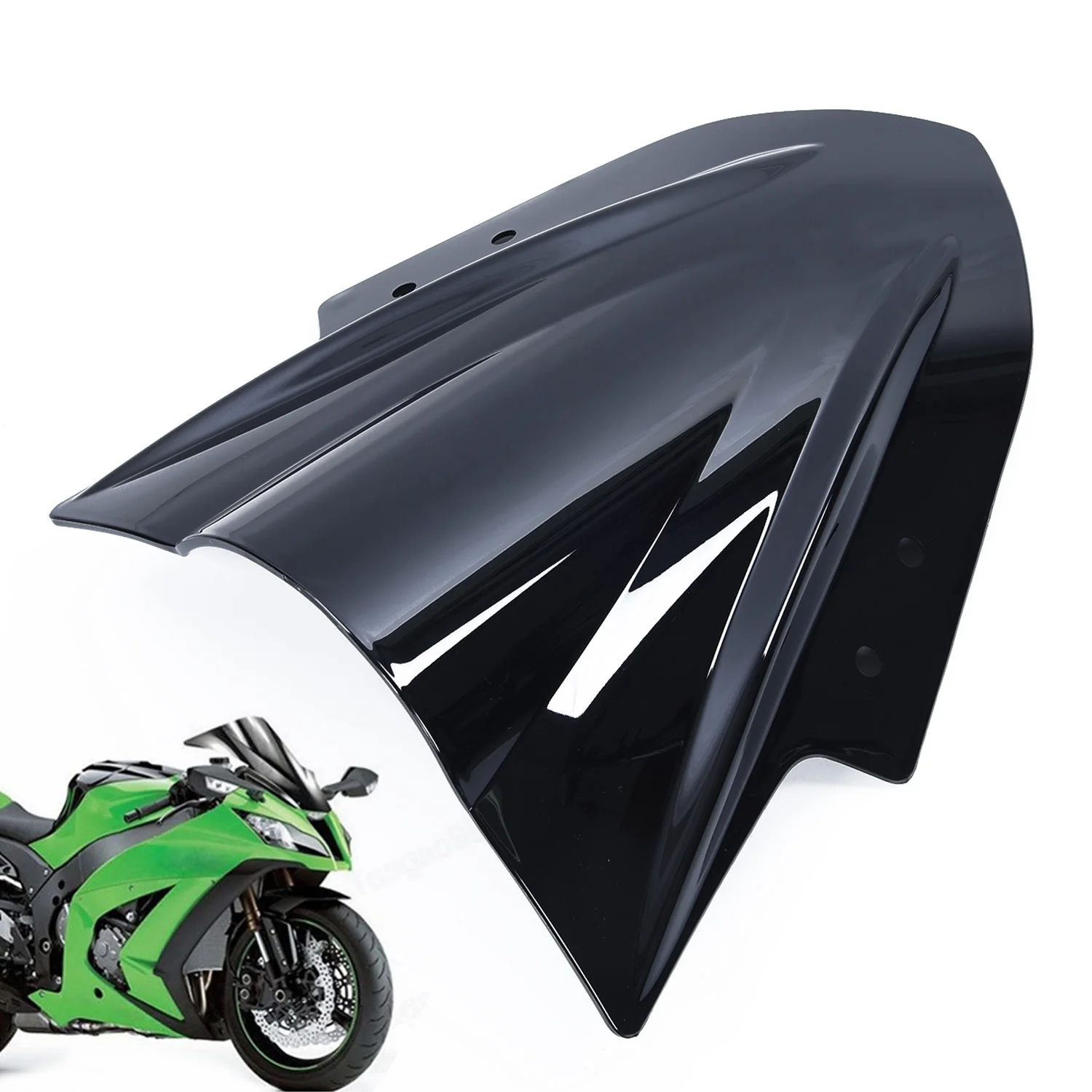 Мотоцикл Черный лобовое стекло для Kawasaki Ninja 300 EX300 2013 2014 2015 2016 2017|Козырьки от ветра