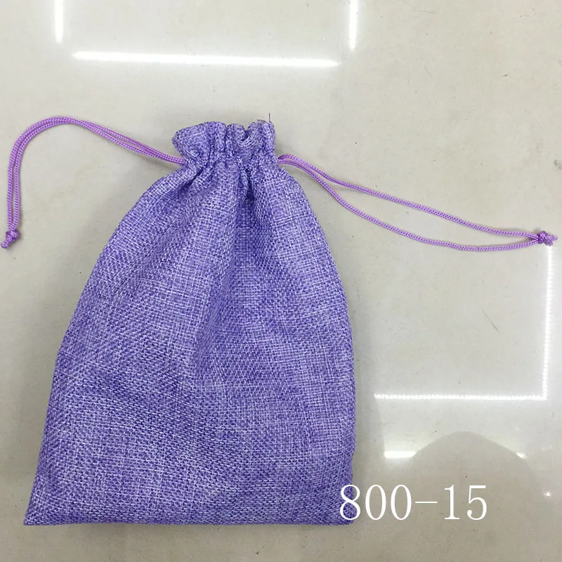 RE 7*9cm 50pcs/lot Handmade Jute Drawstring Burlap Wedding Party Christmas Gift Jewelry Pouches Packaging Bags | Украшения и