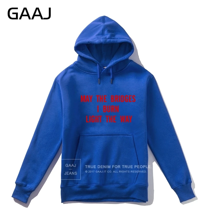 Blue Одежда с капюшоном больше размера d kanye мужские толстовки 2XL 3XL "может мосты я сжигаю светильник путь" толстовка с принтом «Wine» размера плюс брендовая с капюшоном - Цвет: Blue