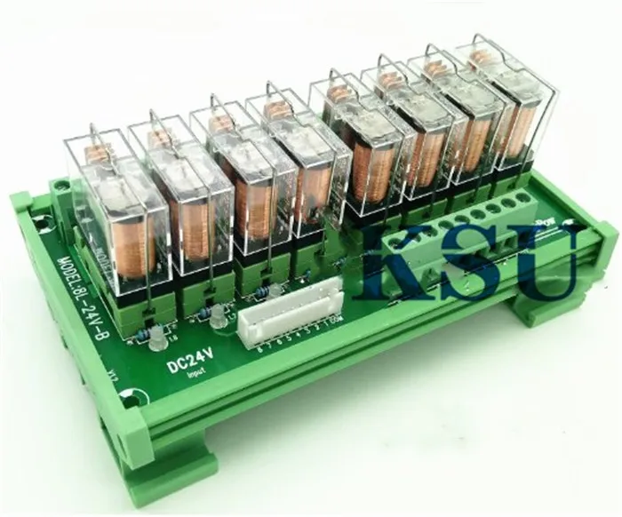 8 полосный релейный модуль omron OMRON многоканальное твердотельное реле Плата
