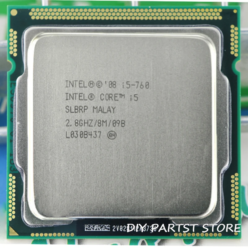 Процессор Intel Core I5 760 2 8 ГГц/8 Мб Socket LGA 1156 CPU с поддержкой памяти: DDR3 1066 1333|intel core i5