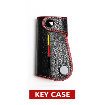 Key case Чехол для ключей автомобиля из коровьей кожи TPIC, чехол для Mercedes Benz W204 W203 W205 W211 C S E Class GLA GLK, аксессуары для ключей - Название цвета: Key case