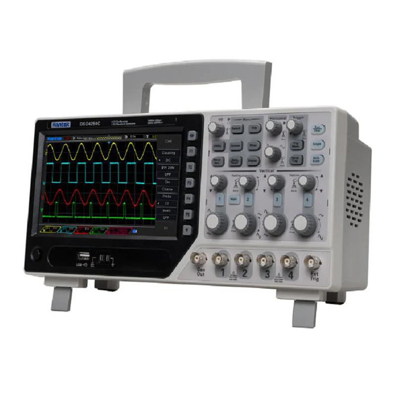Hantek DSO4104C цифровой запоминающий осциллограф 4 Каналы 100 МГц PC Osciloscopio НЧ-динамик 7