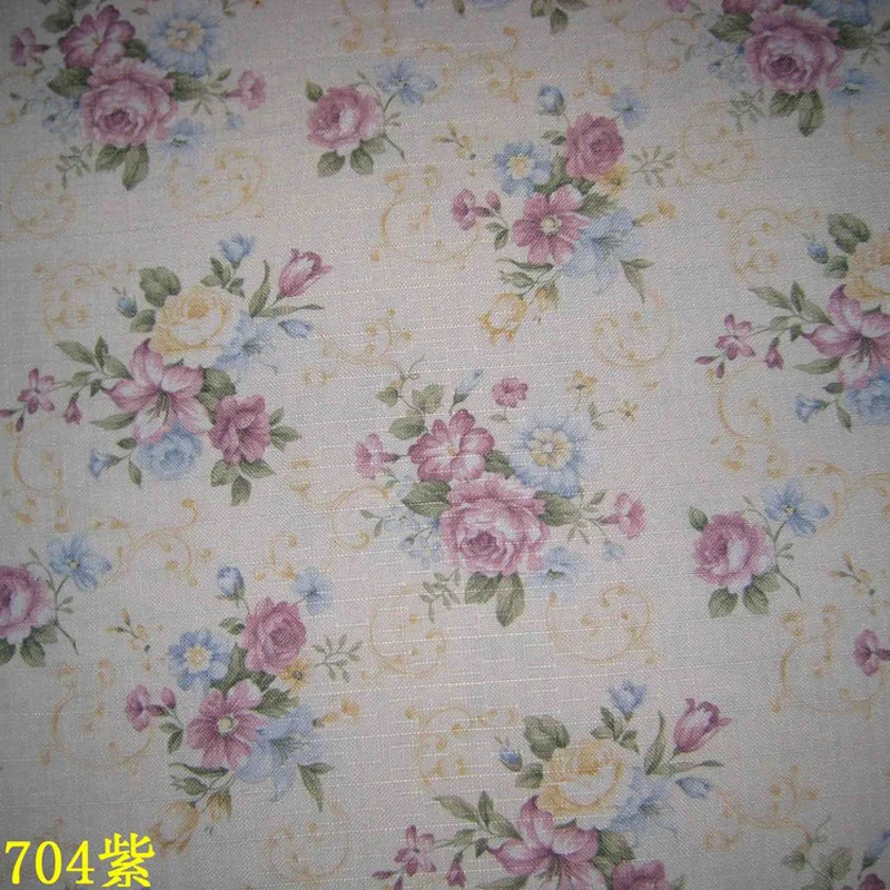 

New Upscale Width280cm Bamboo Linen Flowers Pattern 9326 DIY Handmade Sewing Clothing Home Decor Material Printing Fabric Cloth