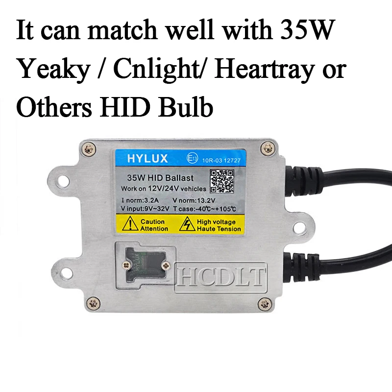 HCDLT AC 35 Вт Быстрый старт HID ксеноновый Балласт реактор Hylux A2088 цифровой тонкий балласт для 35 Вт Yeaky Cnlight Heartray Xenon HID комплект