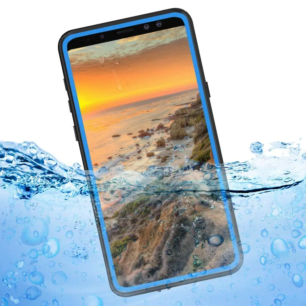 Прозрачный 3D Водонепроницаемый чехол для телефона samsung Galaxy Note 9 полная защита