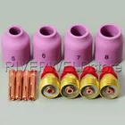 TIG KIT Набор аксессуаров для объектива из глинозема набор сопло из глинозема Collet Body Fit TIG сварочный фонарь WP SR DB 9 20 25,12PK