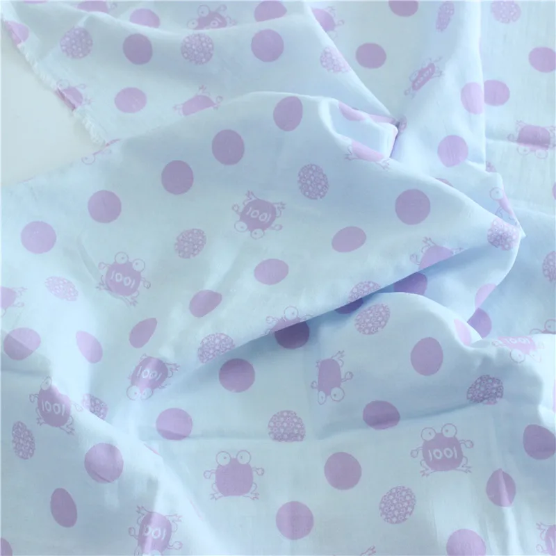 Хлопчатобумажная чесаная хлопковая двойная Марля Мягкая дышащая детская ткань