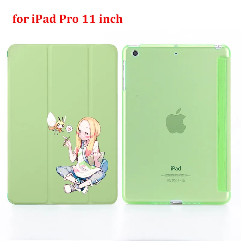 for ipad pro 11 inch Чехол для планшета с принтом девочки из мультфильма для Apple iPad Pro 9," 10,5" 1" из искусственной кожи, складной чехол-книжка - Цвет: for ipad pro 11 inch