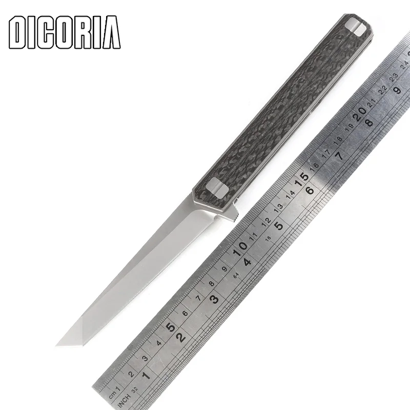 Волшебный складной нож QM Qwaiken Tatical Flipper С Титановой ручкой M390 шариковый подшипник