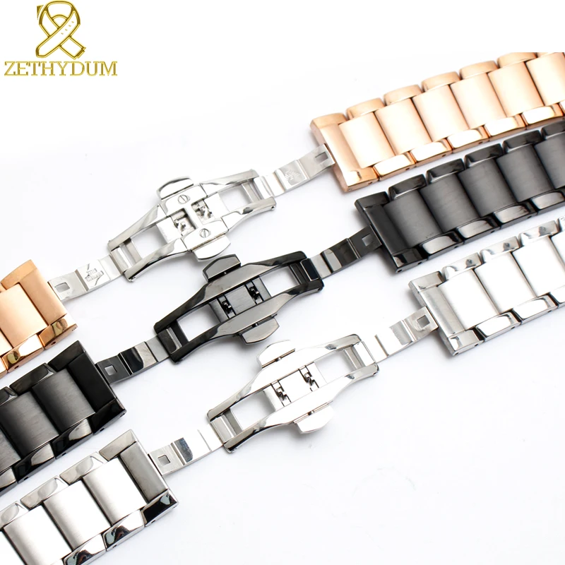 Ремешок для часов из нержавеющей стали 22 мм мужские ремешки AR2447 2448 2432 2433 2434