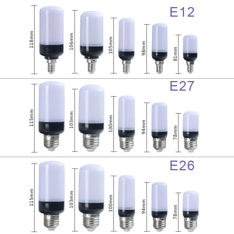 Светодиодные диодные лампы E27 3 Вт 5 7 9 12 110 В высокая яркость SMD 5736 20 30 46 81 100