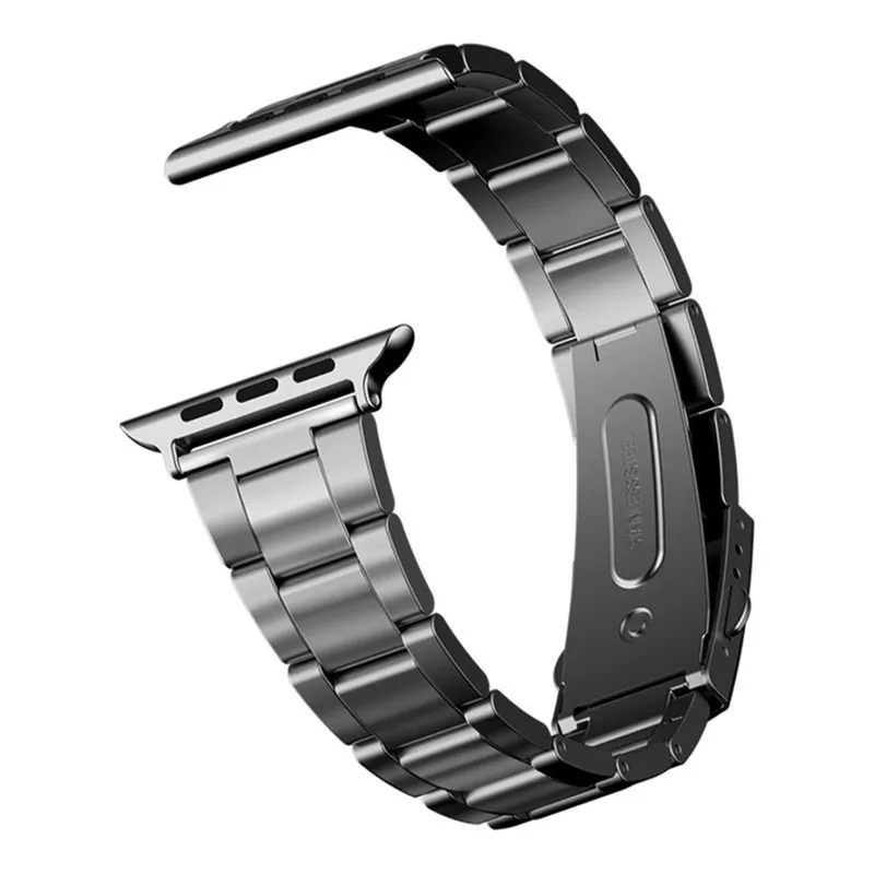 Роскошный металлический ремешок из нержавеющей стали для apple watch band 42 мм 38 iWatch 3 2 1
