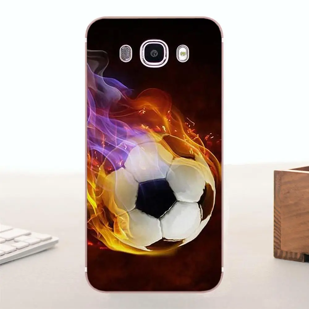 Модный чехол для телефона Bixedx из ТПУ с рисунком огненного футбола Huawei G7 G8 Honor 5A 5C 5X